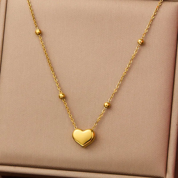 Classic Heart Pendant Necklace